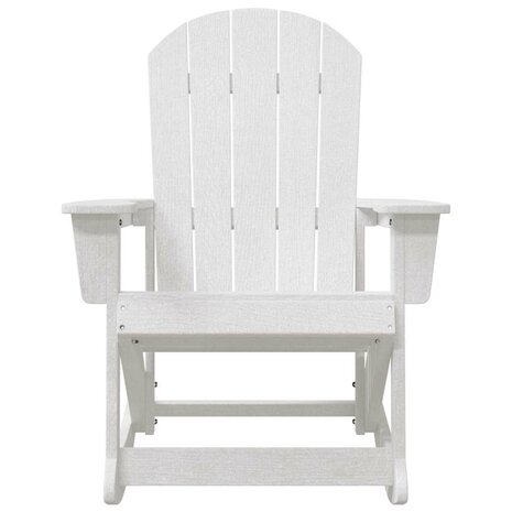 Adirondack Schommelstoel Wit 73,5x92x90 cm HDPE 3