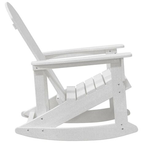 Adirondack Schommelstoel Wit 73,5x92x90 cm HDPE 4