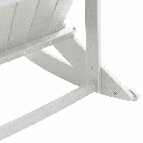 Adirondack Schommelstoel Wit 73,5x92x90 cm HDPE 7