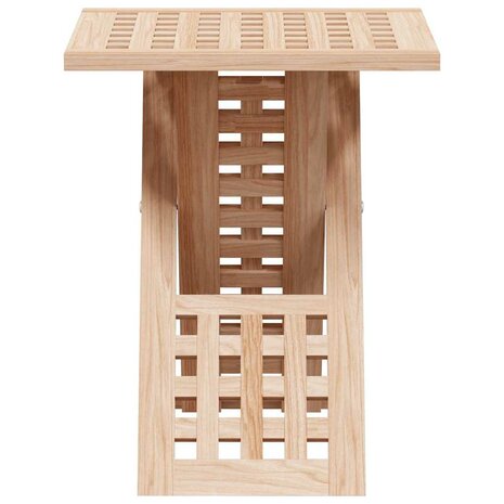 Salontafel inklapbaar 33x33x40,5 cm massief walnotenhout 5