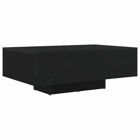 Salontafel met LED-verlichting 85x55x31 cm zwart eikenkleurig 4