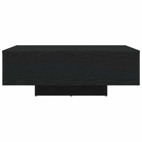 Salontafel met LED-verlichting 85x55x31 cm zwart eikenkleurig 5