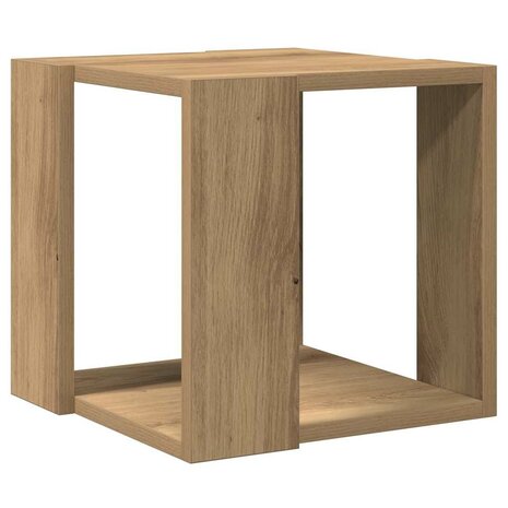 Salontafel Ambachtelijk eiken Massief eikenhout 32 x 32 x 30 cm 6