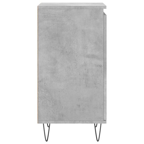 Dressoir 40x35x70 cm bewerkt hout betongrijs 7