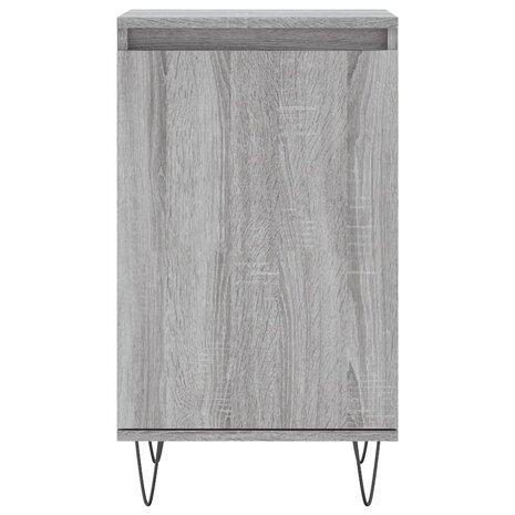 Dressoir 40x35x70 cm bewerkt hout grijs sonoma 5