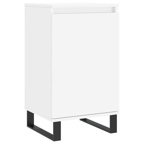 Dressoir 40x35x70 cm bewerkt hout wit 2