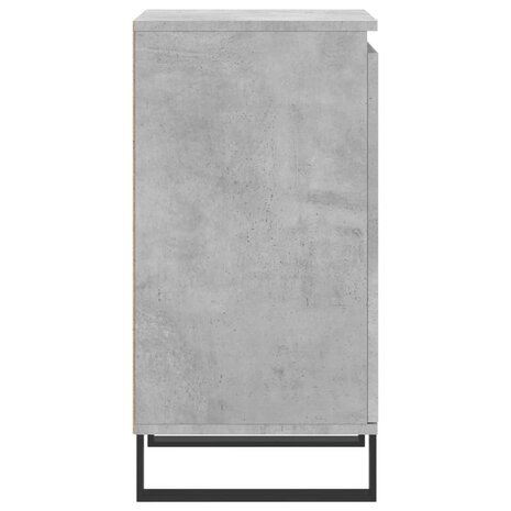 Dressoir 40x35x70 cm bewerkt hout betongrijs 7