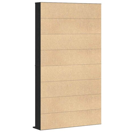 CD-kast 101x23x177,5 cm bewerkt hout zwart eikenkleurig 4