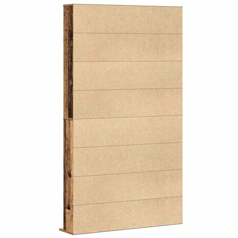 CD-kast 101x23x177,5 cm bewerkt hout oud houtkleurig 4