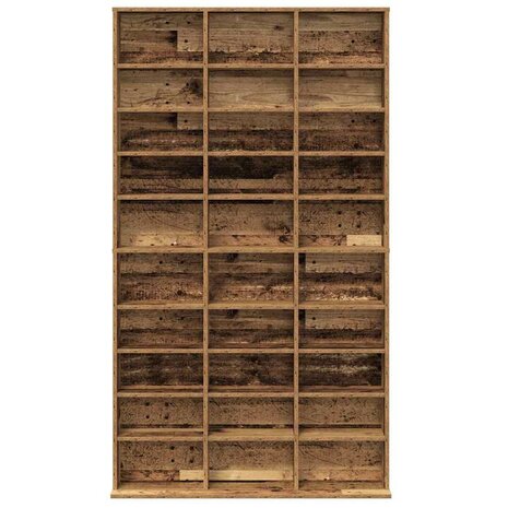 CD-kast 101x23x177,5 cm bewerkt hout oud houtkleurig 5