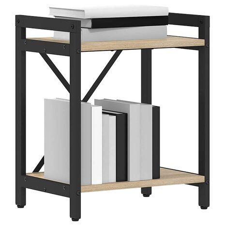Boekenkast Sonoma eiken 40 x 30 x 48.5 cm Bewerkt hout 2