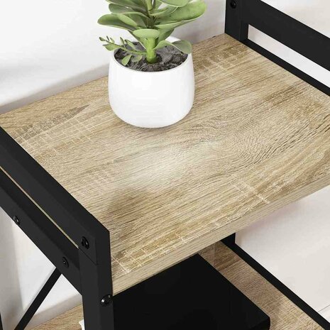 Boekenkast Sonoma eiken 40 x 30 x 48.5 cm Bewerkt hout 3