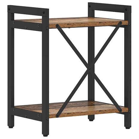 Boekenkast Oud hout 40 x 30 x 48.5 cm Bewerkt hout 6