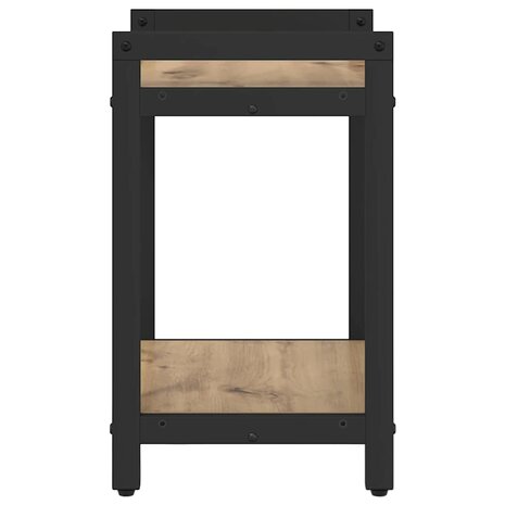 Boekenkast artisanaal eikenkleurig 40 x 30 x 48.5 cm 5