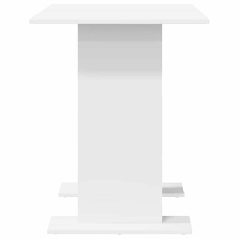 Eettafel 110x60x75 cm bewerkt hout wit 5