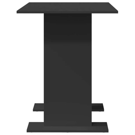 Eettafel 100x60x75 cm bewerkt hout zwart 5