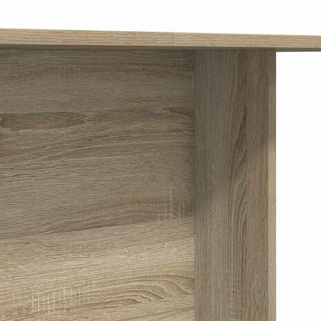 Eettafel 10x60x75 cm bewerkt hout sonoma eikenkleurig 7
