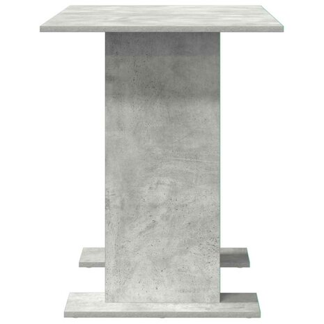 Eettafel 110x60x75 cm bewerkt hout betongrijs 5