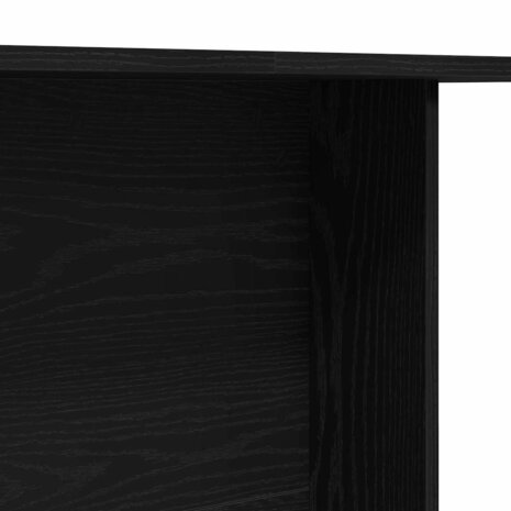 Eettafel 110x60x75 cm bewerkt hout zwart eikenkleurig 7