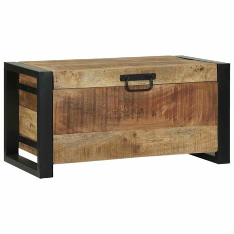 Opbergkisten 60x30x30cm van Massief Mangohout en Metaal 3