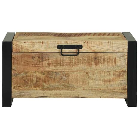 Opbergkisten 60x30x30cm van Massief Mangohout en Metaal 4