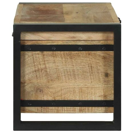 Opbergkisten 60x30x30cm van Massief Mangohout en Metaal 5