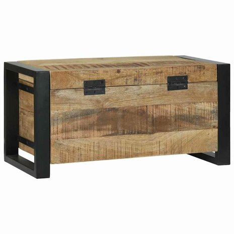 Opbergkisten 60x30x30cm van Massief Mangohout en Metaal 6