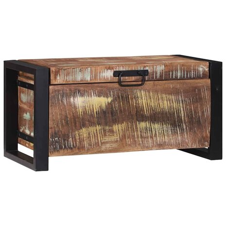 Opbergkisten 60x30x30cm van Massief Gerecycled Hout en Metaal 2