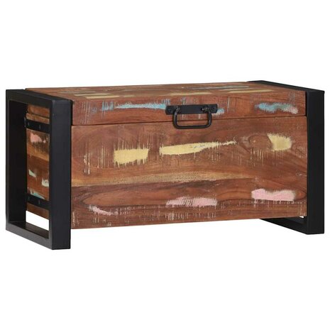 Opbergkisten 60x30x30cm van Massief Gerecycled Hout en Metaal 3