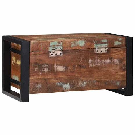 Opbergkisten 60x30x30cm van Massief Gerecycled Hout en Metaal 6