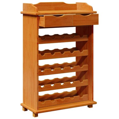 wijnrek 90x60x30 cm van massief grenenhout 4