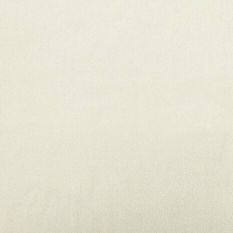 Schommelstoel met voetenbank fluweel cr&egrave;mewit 9