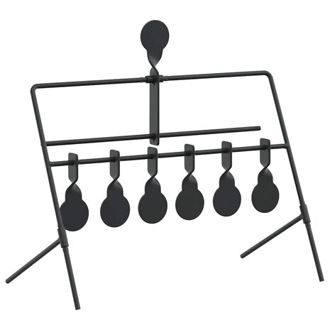 Schietdoel Zwart 40 x 34 x 53 cm Staal 5