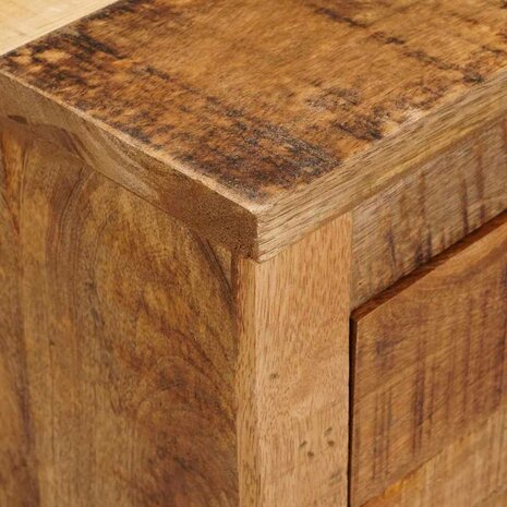 Bijzetkast Bruin 70 x 38 x 63 cm massief mangohout 8