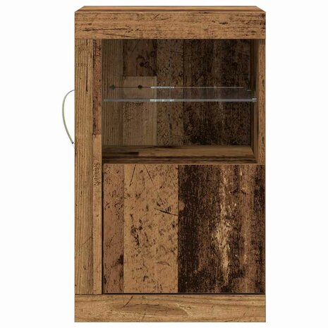 Bijzetkast 2 pcs Oud hout 41 x 37 x 67 cm Bewerkt hout 5