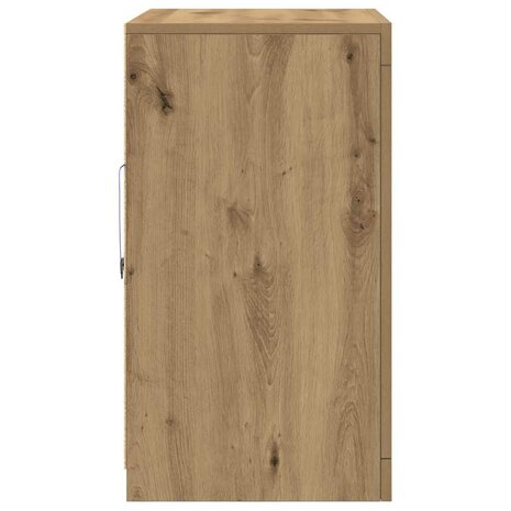 Bijzetkast 2 pcs artisanaal eikenkleurig 41 x 37 x 67 cm 7