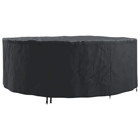 Buitenmeubelhoes Zwart 244 x 244 x 105 cm 210D oxford stof 2