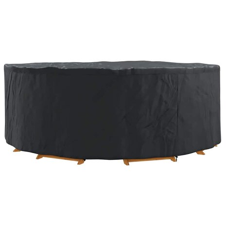 Buitenmeubelhoes Zwart 244 x 244 x 105 cm 210D oxford stof 3