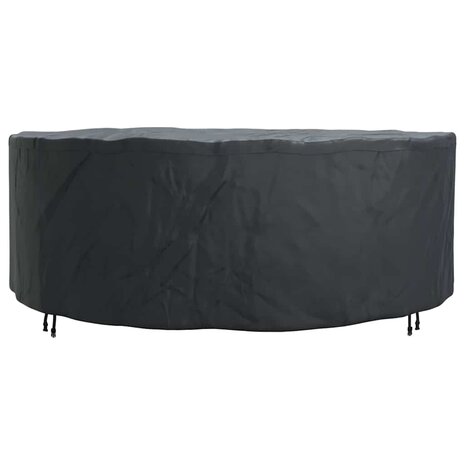 Buitenmeubelhoes Zwart 244 x 244 x 105 cm 210D oxford stof 4