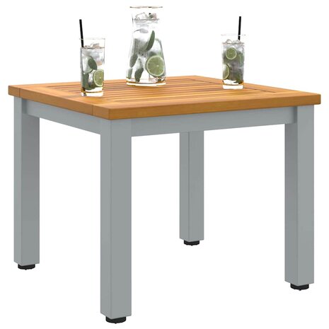 Tuin Bijzettafel 45x45x38 cm Van Massief Acacia Hout 3