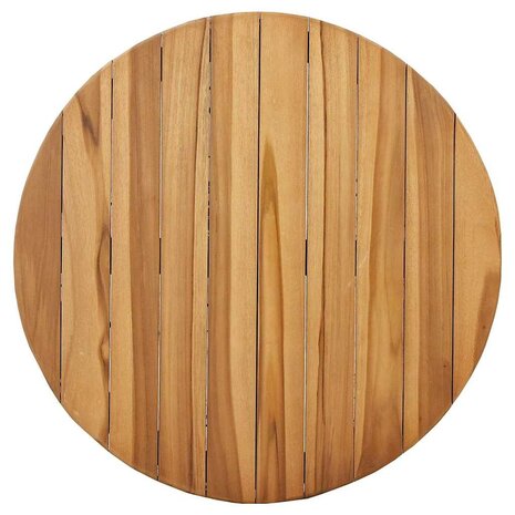 Bistrotafel Bruin 70 x 70 x 75 cm Massief teakhout 5