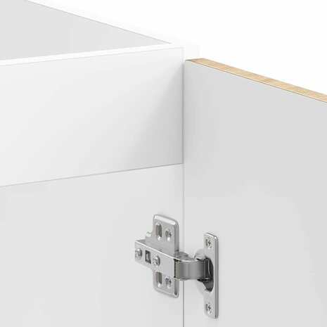 Keukenkast Lucca 2 pcs Bruin 80 x 46 x 81.5 cm Bewerkt hout 6