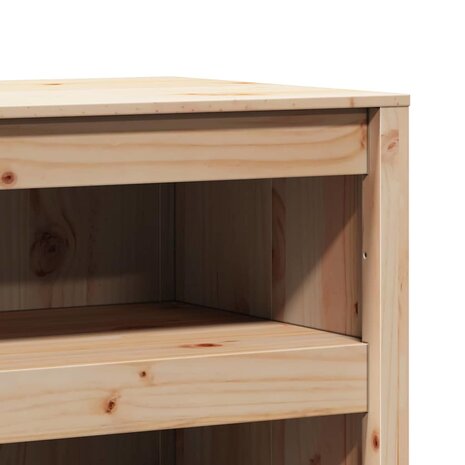 Keukenkast met plank Bruin 106 x 55 x 64 cm Massief grenenhout 8