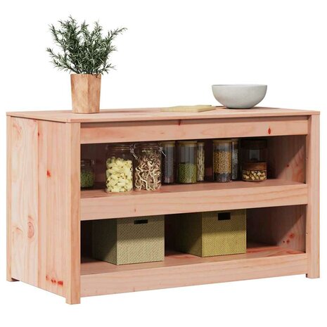 Keukenkast met plank Bruin 106 x 55 x 64 cm Massief grenenhout 3