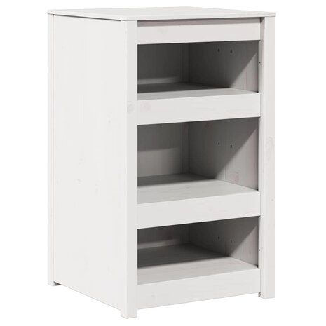 Keukenkast met plank Wit 55 x 55 x 92 cm Massief grenenhout 2