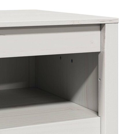 Keukenkast met plank Wit 55 x 55 x 92 cm Massief grenenhout 8