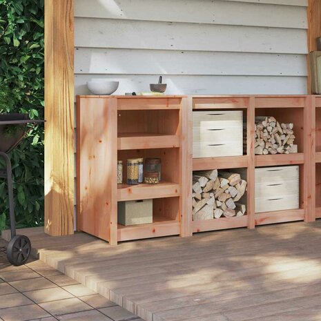 Keukenkast met plank Bruin 55 x 55 x 92 cm Massief grenenhout 4
