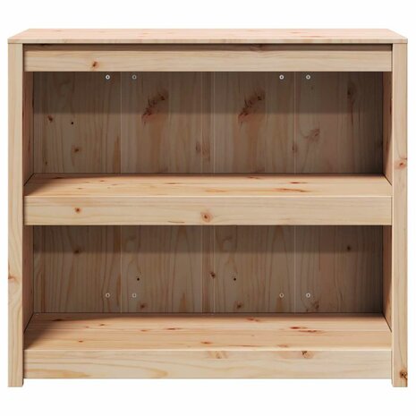 Keukenkast met plank Bruin 106 x 55 x 92 cm Massief grenenhout 5
