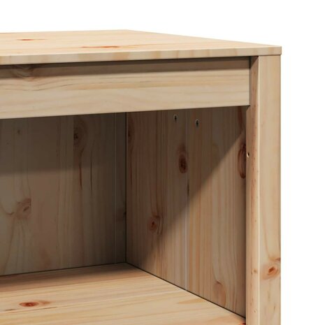 Keukenkast met plank Bruin 106 x 55 x 92 cm Massief grenenhout 8