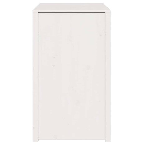Keukenkast met plank Wit 106 x 55 x 92 cm Massief grenenhout 6